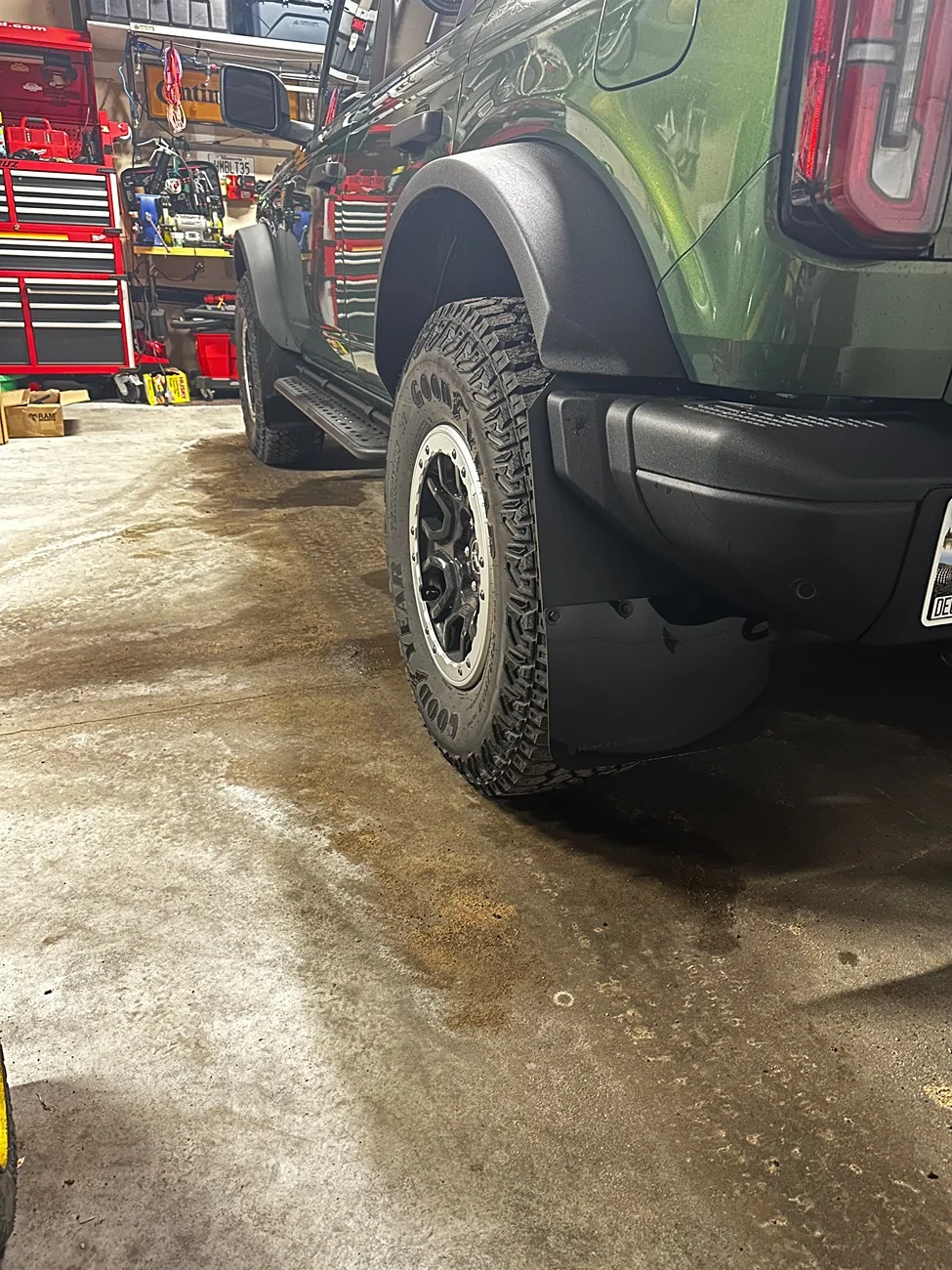 Ford Bronco Mud Flaps for NE Badlands + Sasquatch IMG_5484