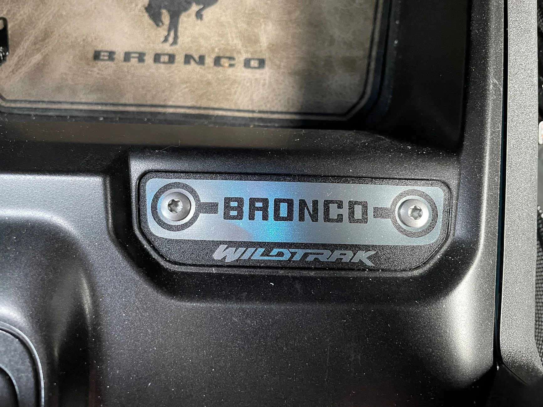 Ford Bronco "Ford" on the Dash IMG_3507
