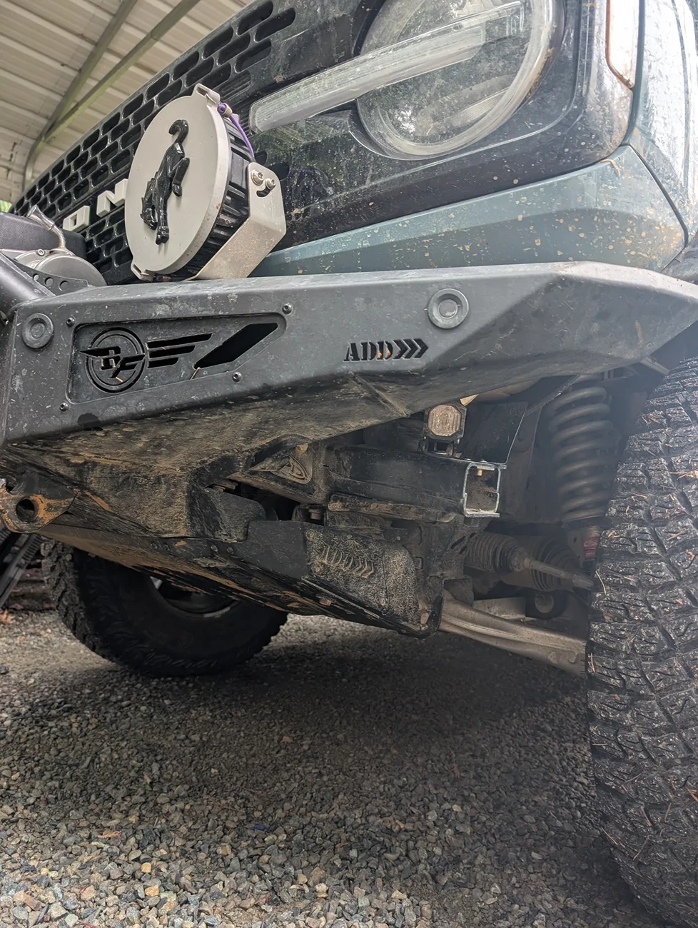 Ford Bronco Morimoto 1 Banger Cornering Lights installed PXL_20260208_181205762