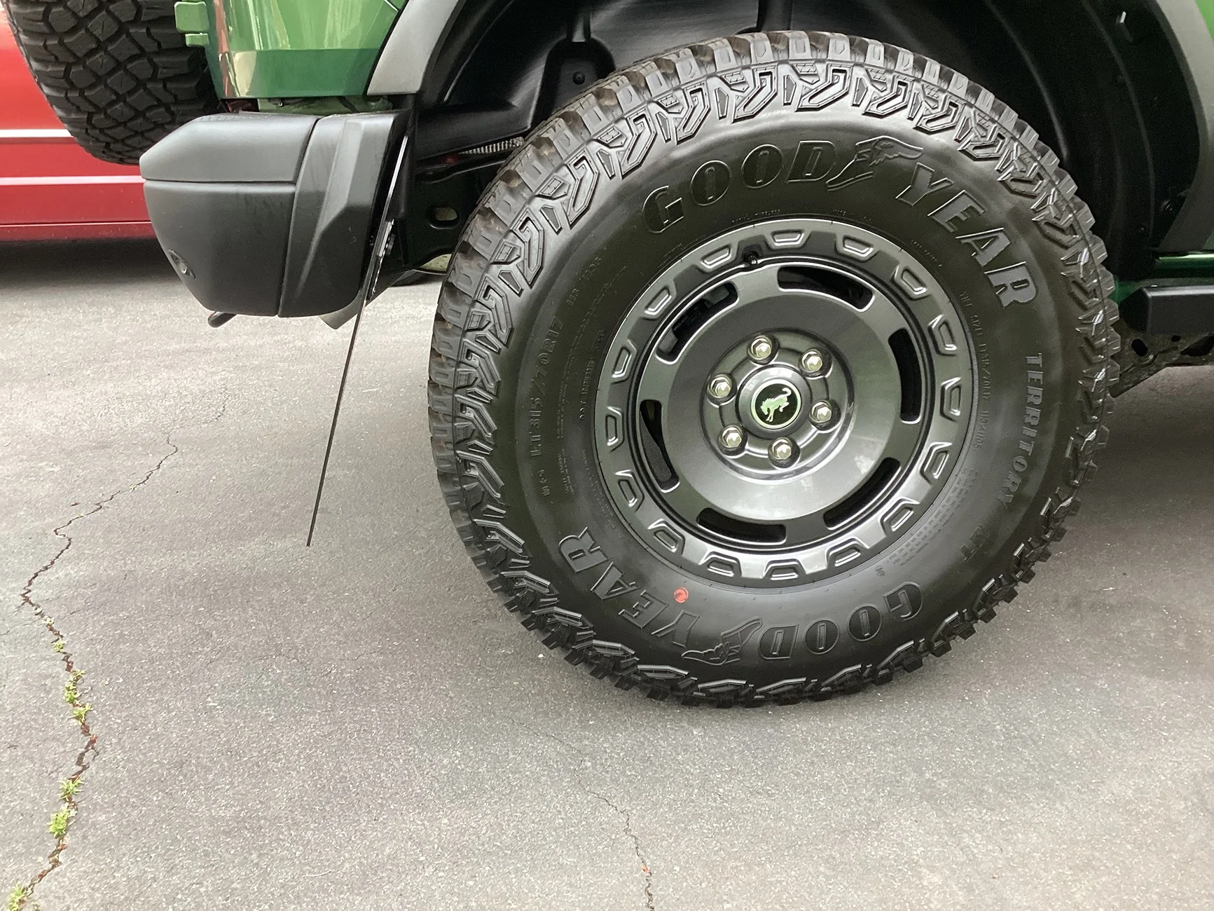 Ford Bronco Mud Flaps for NE Badlands + Sasquatch IMG_1029
