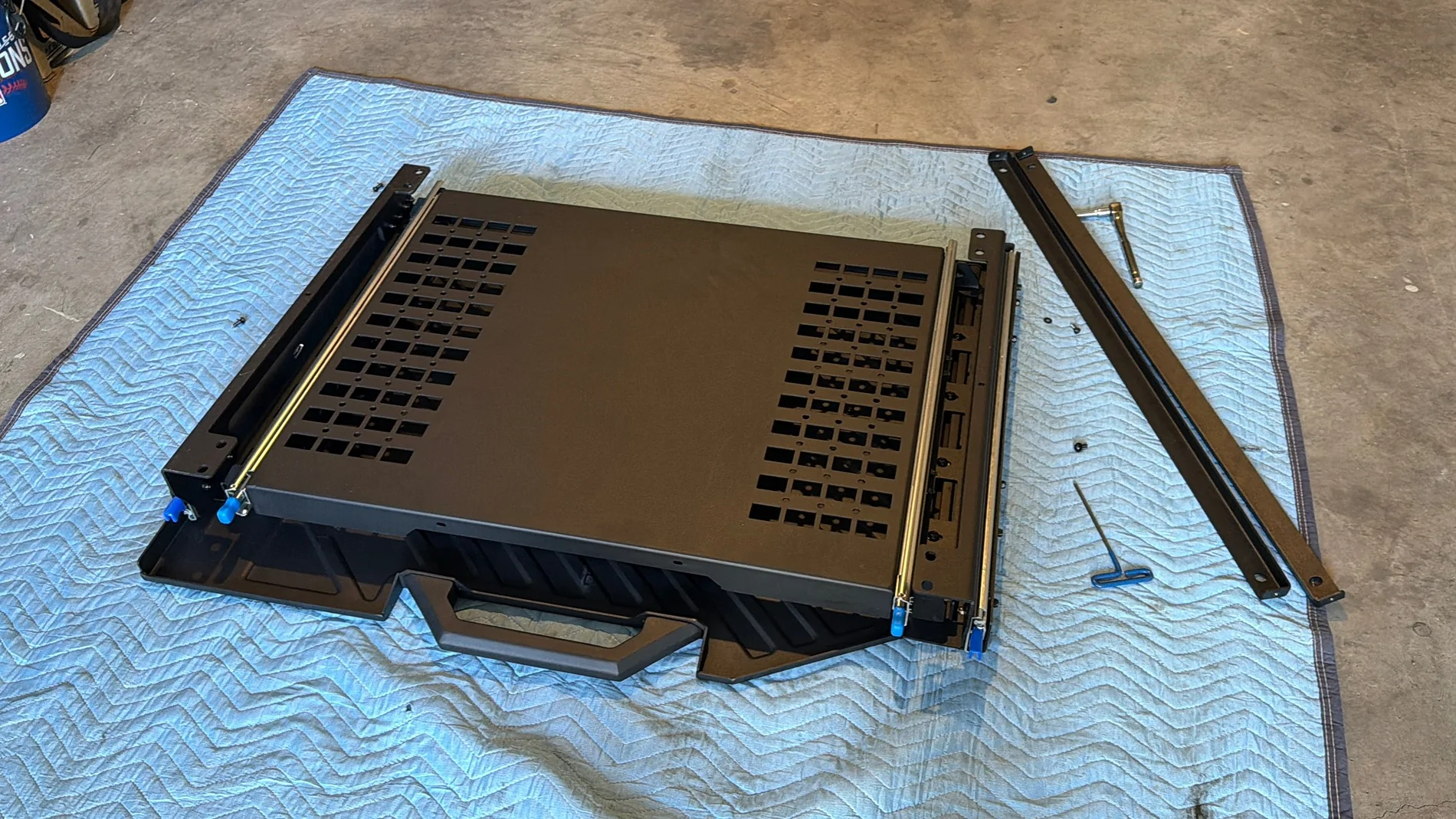 Ford Bronco Broaddict TrailDeck Slide out tailgate drawer system install IMG_2973
