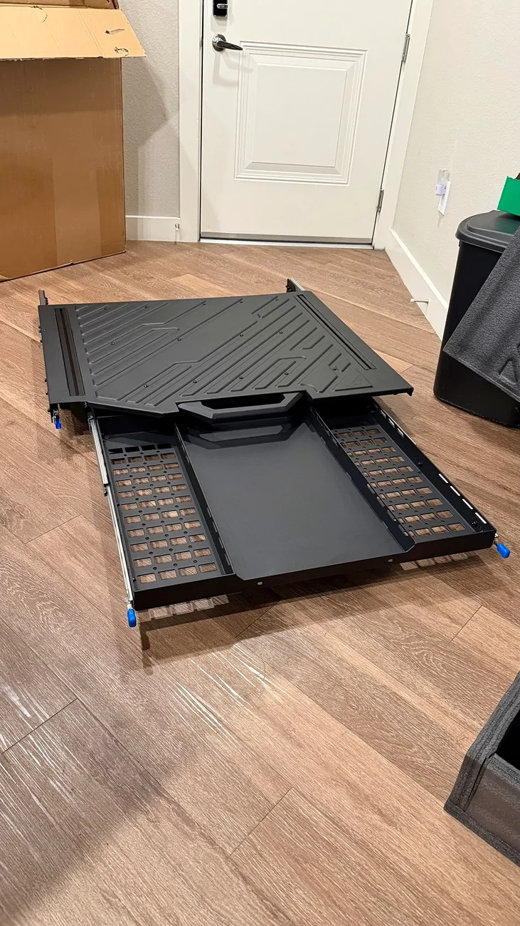 Ford Bronco Broaddict TrailDeck Slide out tailgate drawer system install IMG_2951