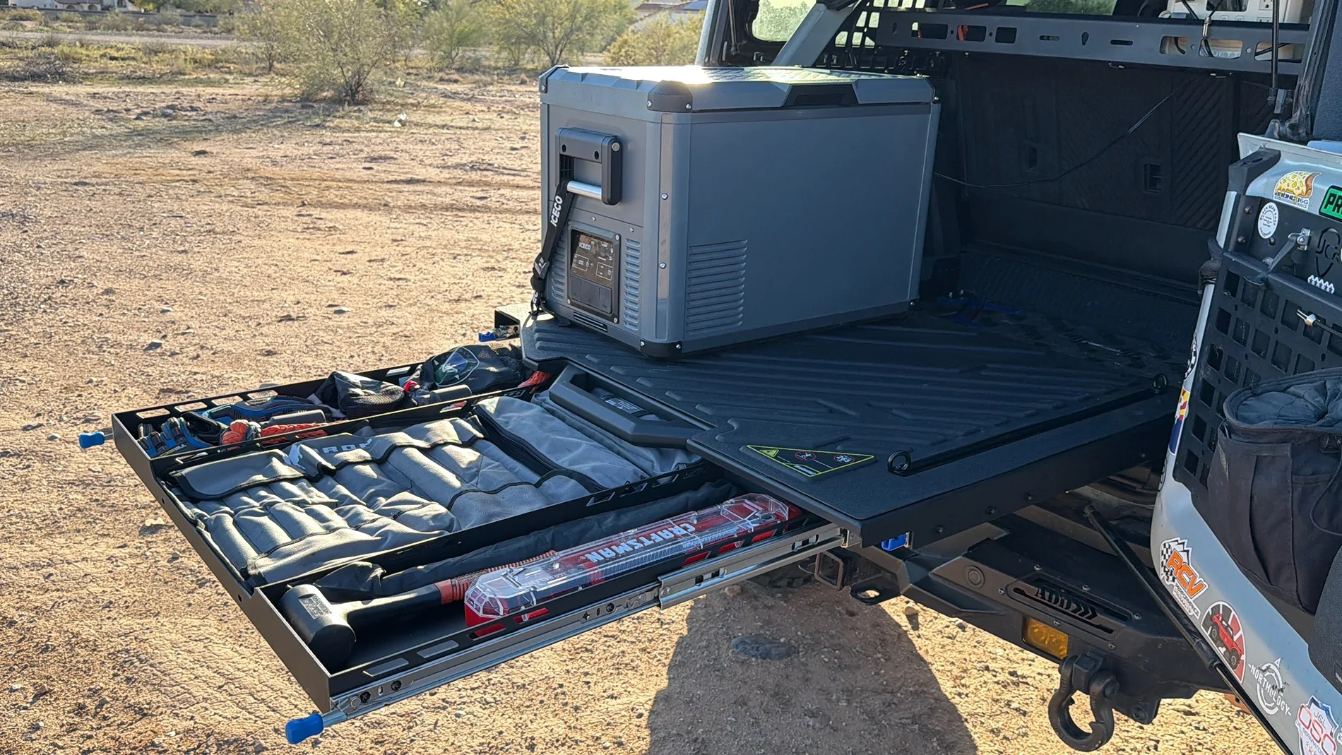 Ford Bronco Broaddict TrailDeck Slide out tailgate drawer system install IMG_3059