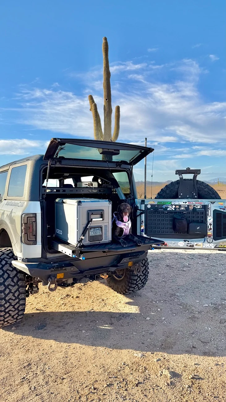Ford Bronco Broaddict TrailDeck Slide out tailgate drawer system install IMG_3092