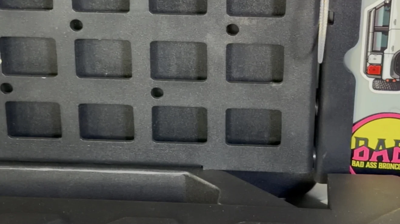 Ford Bronco Broaddict TrailDeck Slide out tailgate drawer system install IMG_3175