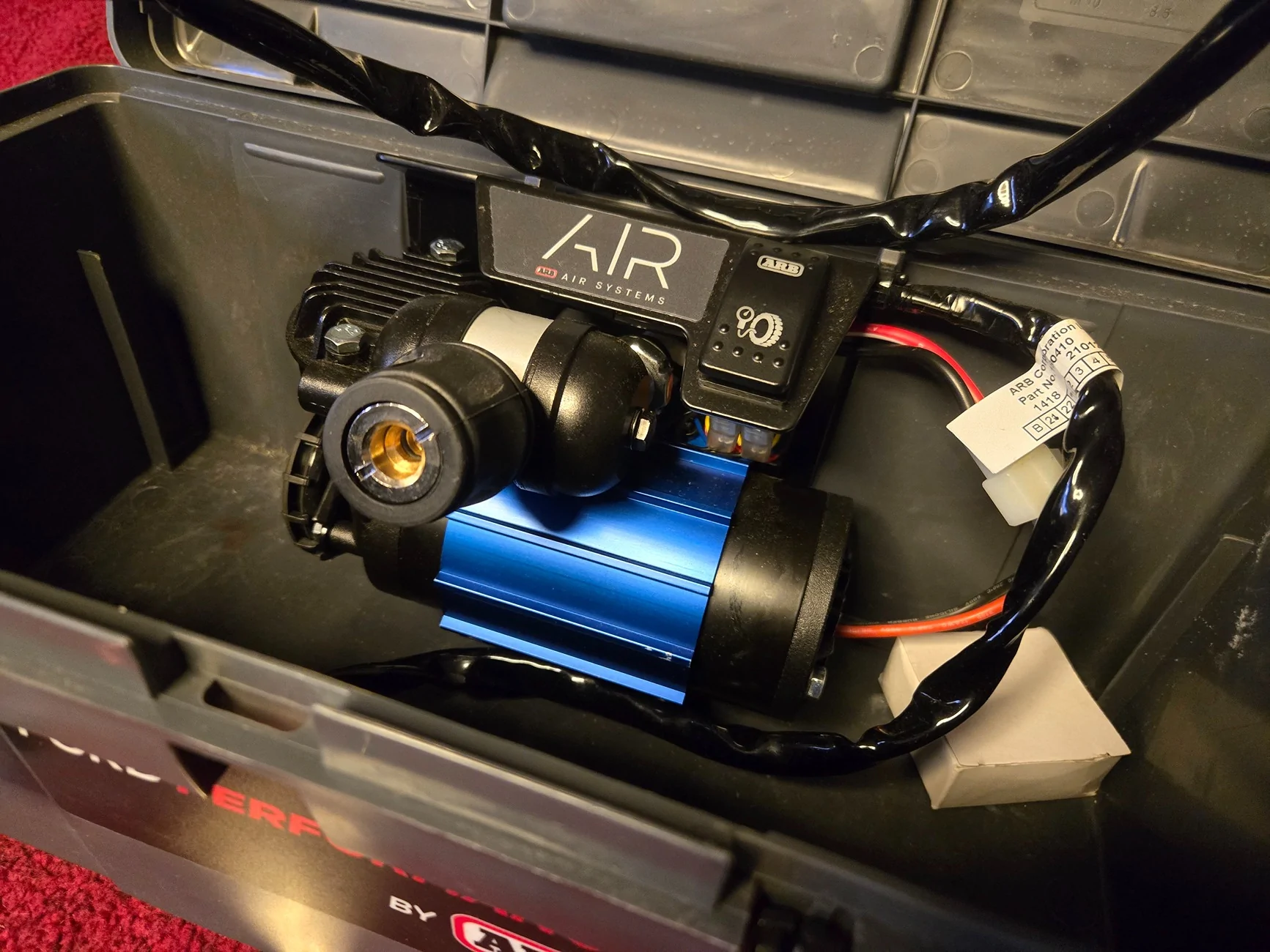 Ford Bronco Quick question on turning Ford Performance ARB singe compressor kit into underhood compressor 20260209_084804
