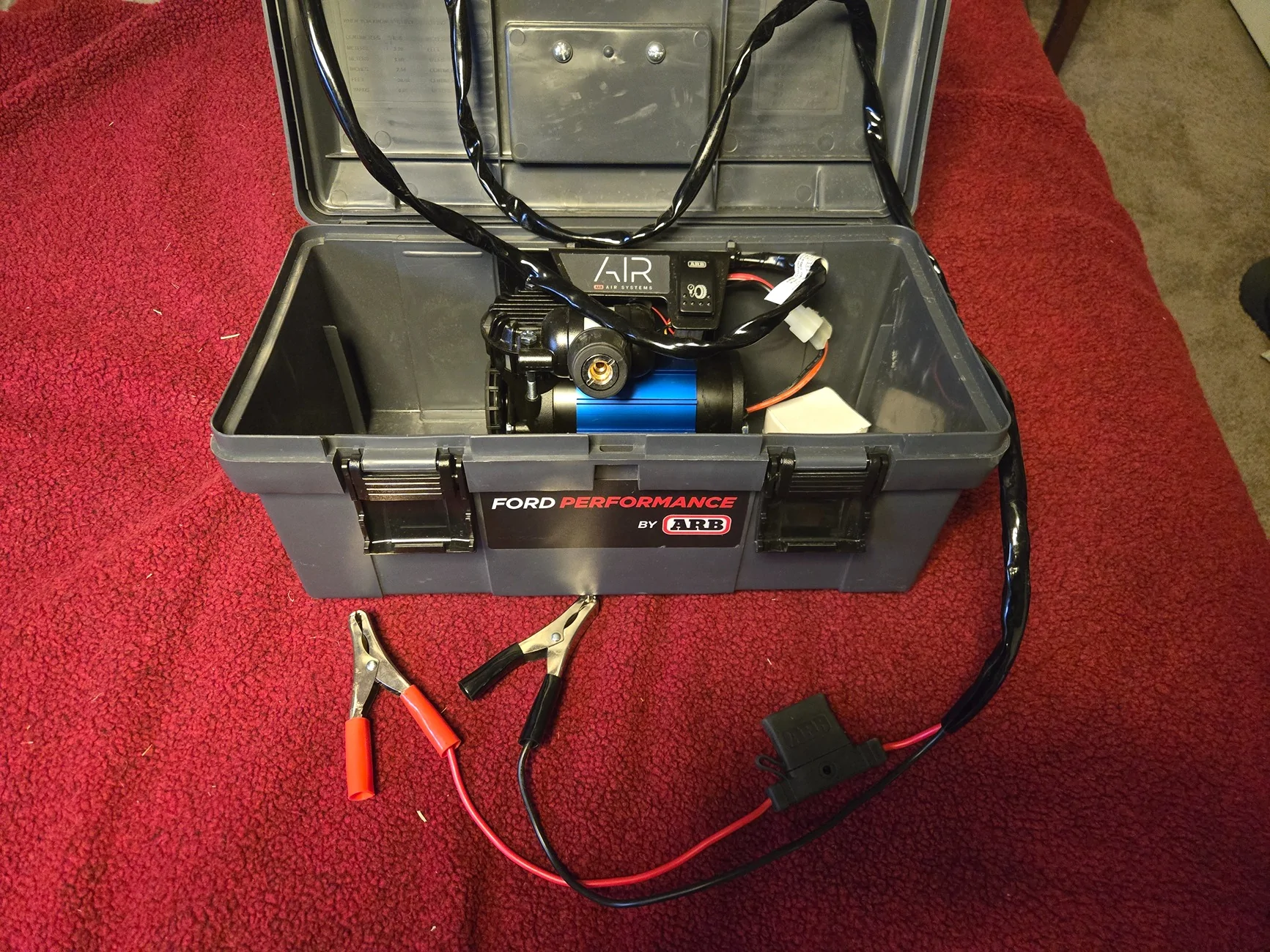 Ford Bronco Quick question on turning Ford Performance ARB singe compressor kit into underhood compressor 20260209_084422