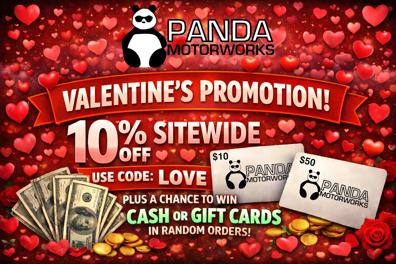 Panda Motorworks Valentine’s Promo + Random Order Giveaways | Bronco6G ...