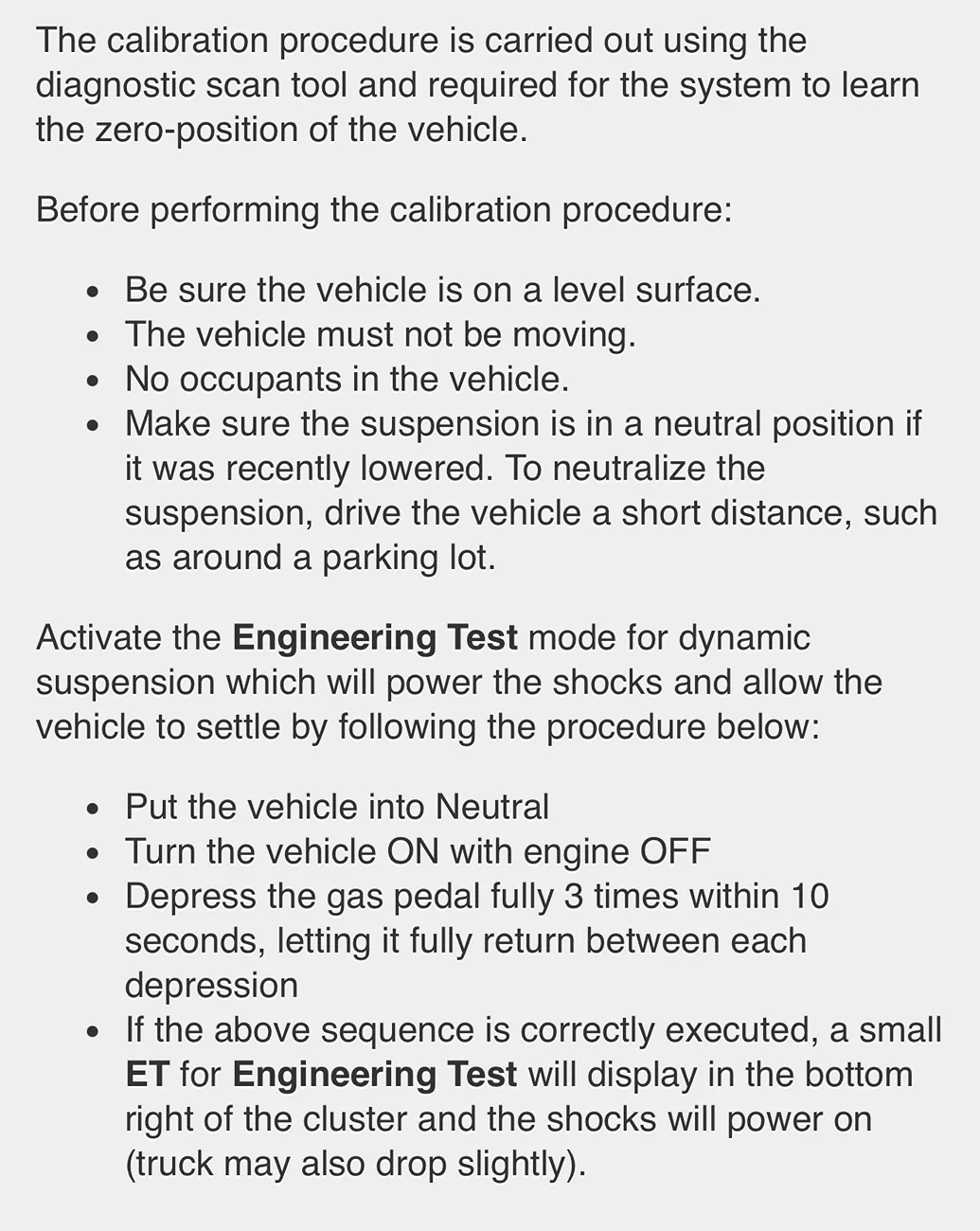 Ford Bronco Ride height calibration issue IMG_9766
