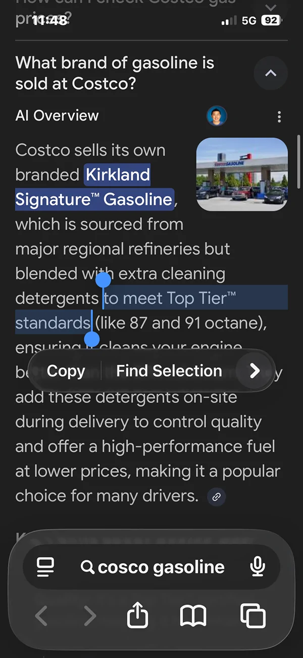 Ford Bronco Less engine wear with premium fuel IMG_8230