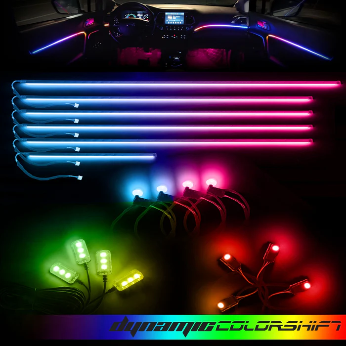 Ford Bronco NEW: Dynamic ColorSHIFT™ 18-Piece Full Interior LED Kit (Pre-Order) 4240-332_K_Productcopy_700x700