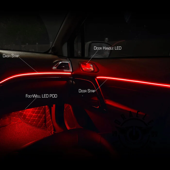 Ford Bronco NEW: Dynamic ColorSHIFT™ 18-Piece Full Interior LED Kit (Pre-Order) 4240-332_Insallted_700x700