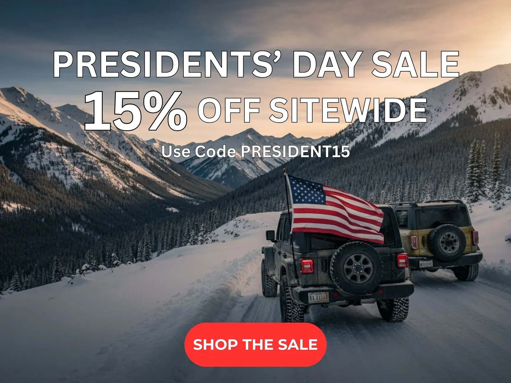 Ford Bronco Presidents’ Day Sale – 15% Off Hothead Headliners (Sale Extended) Email - Presidents' Day 2026