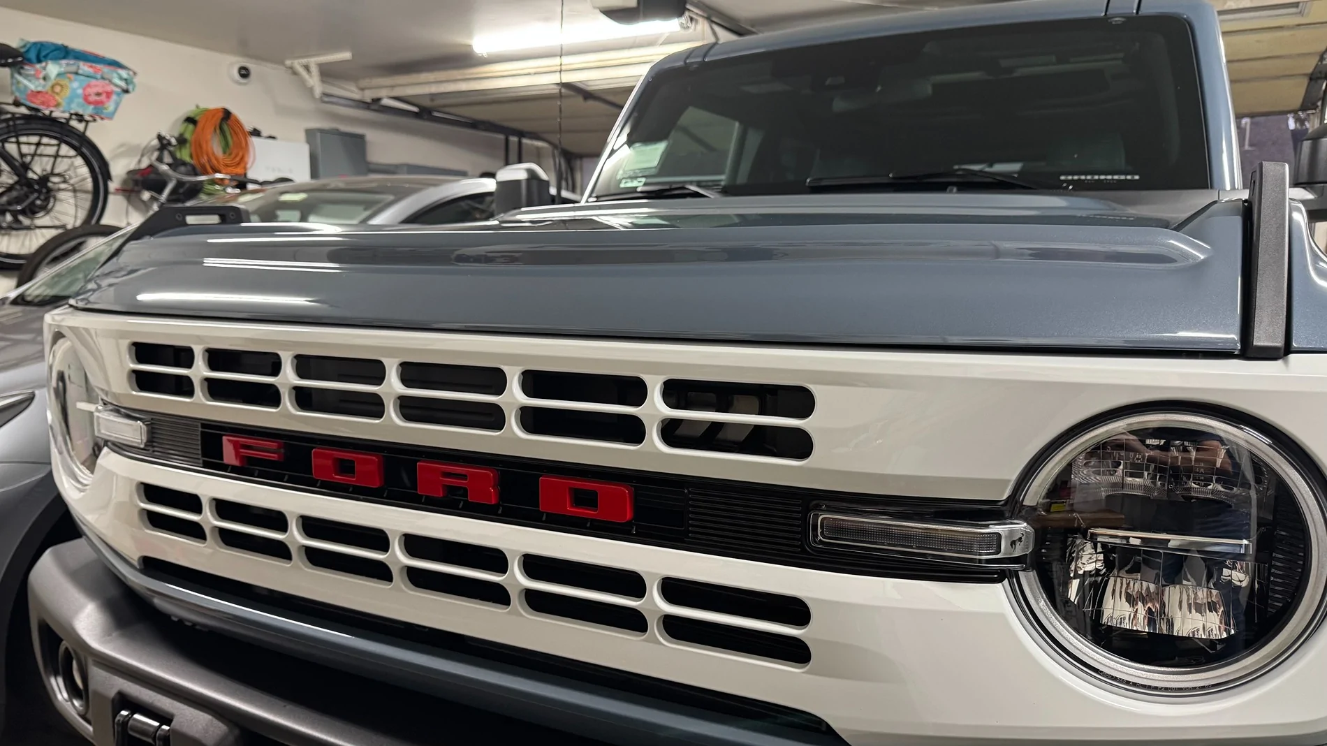 Ford Bronco body color bug/stone deflector IMG_0022