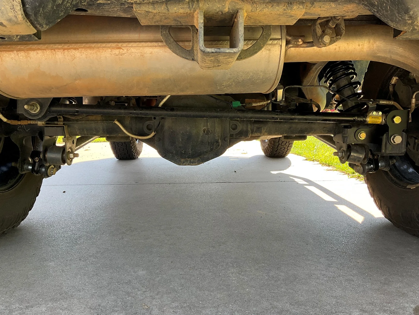 Ford Bronco Adjustable track bar question bar1