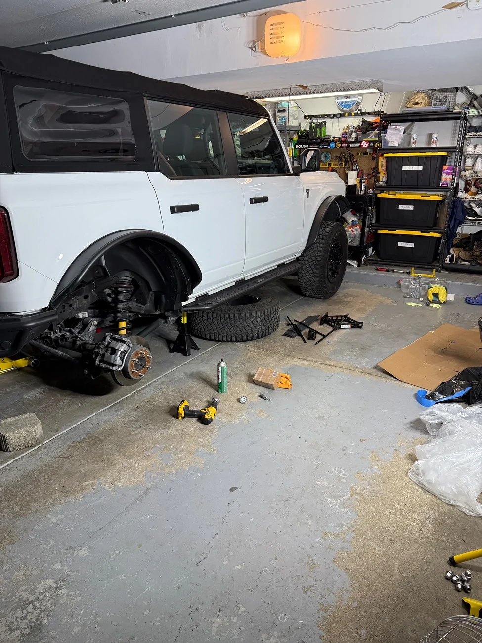Ford Bronco Power stop Brake and Rotor Install DIY IMG_1144