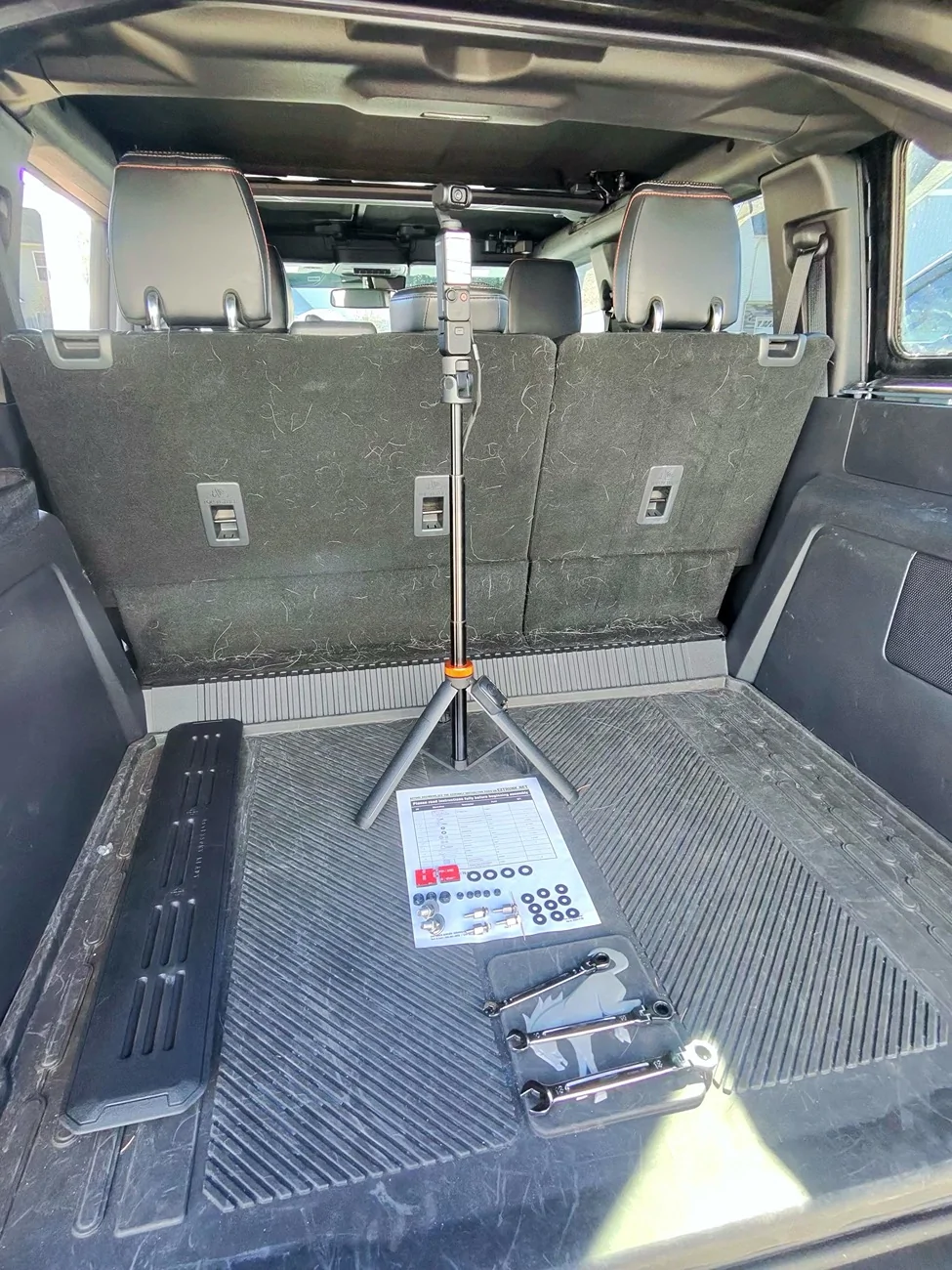 Ford Bronco EZ4x4 MOLLE Tailgate Table Install and Review EZ Tailgate Table 001