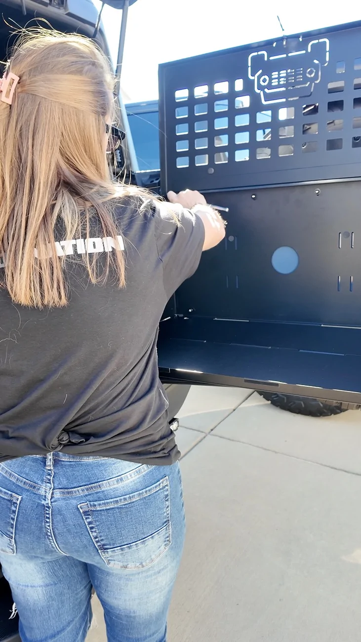 Ford Bronco EZ4x4 MOLLE Tailgate Table Install and Review EZ Tailgate Table 005