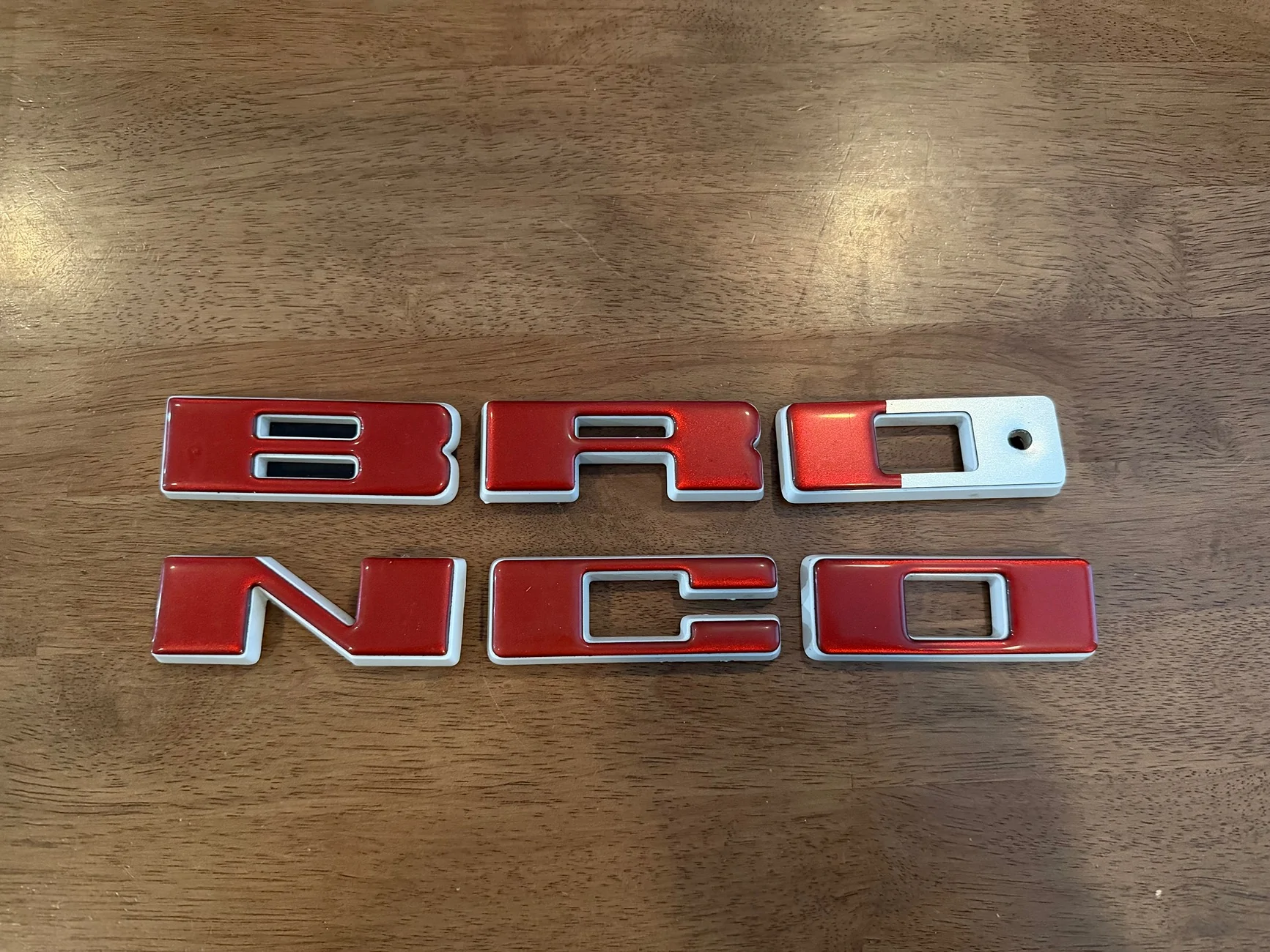 Ford Bronco ISO - OEM grille letters IMG_0428