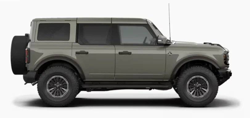 Ford Bronco First Time Build Marsh Gray Painted To