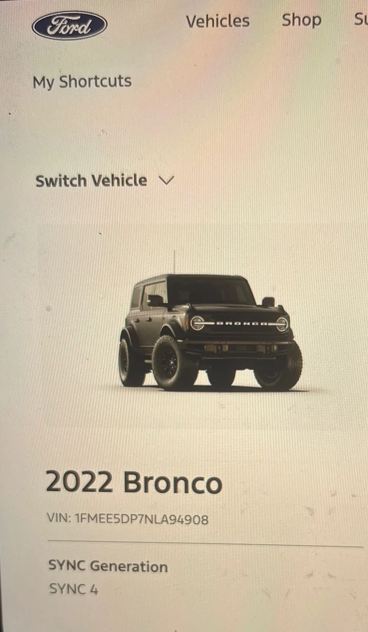 Ford Bronco Apple iOS 26 and carplay IMG_7961