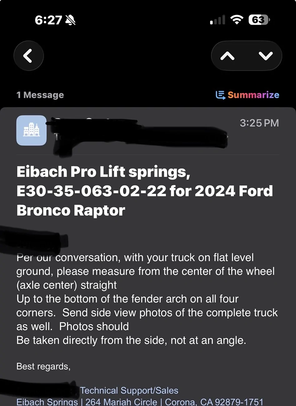 Ford Bronco Ride height calibration issue IMG_7711