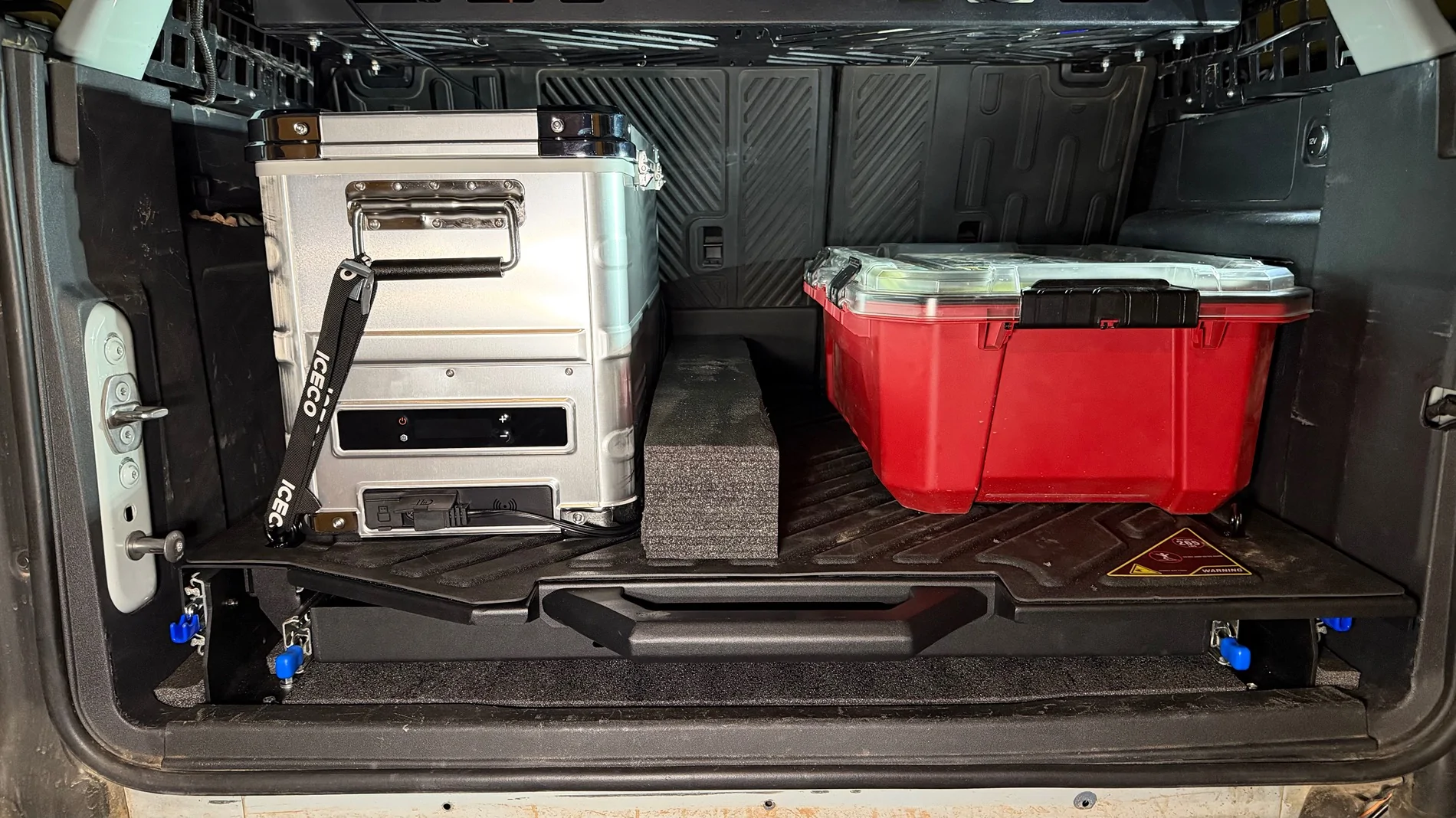 Ford Bronco Broaddict TrailDeck Slide out tailgate drawer system install IMG_3375