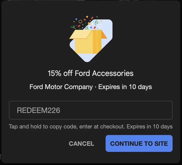 Ford Bronco Ford Toolkit Storage Ford coupon cod