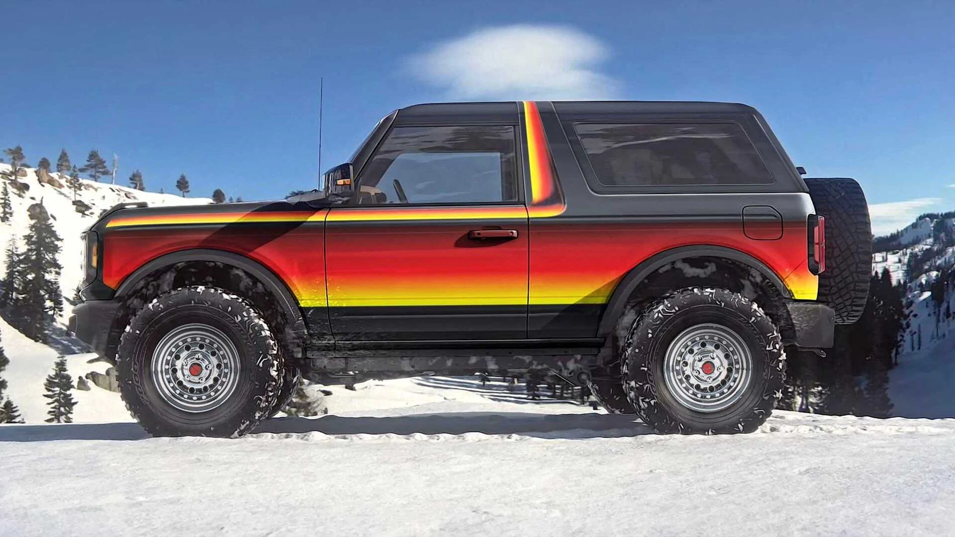 Ford Bronco Will they eventually build a F-150 Bronco? 2021-ford-bronco-vintage-renderings