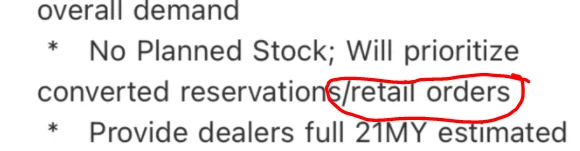 Ford Bronco Bronco team rep's email to dealer GM -- discussing reservations, order conversion, allocations 1610683482495