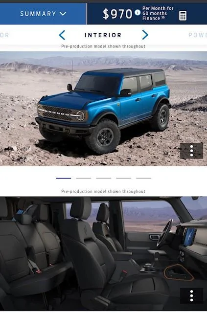 Ford Bronco Help me finalize my order badlands