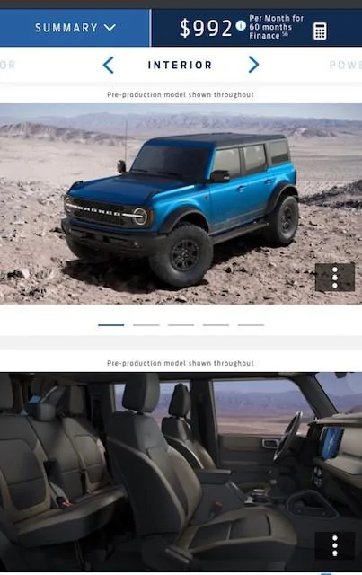 Ford Bronco Help me finalize my order wildtrak