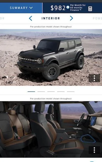 Ford Bronco Help me finalize my order ob squtch