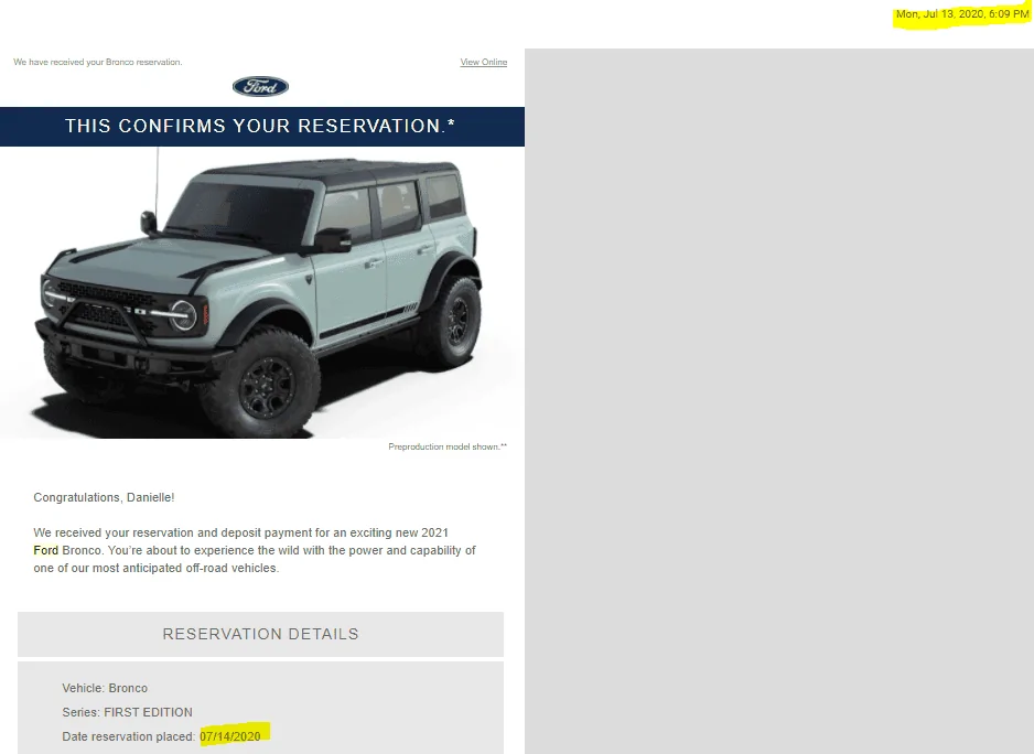 Ford Bronco When Will I Get My BRONCO?? - Granger Ford Ford