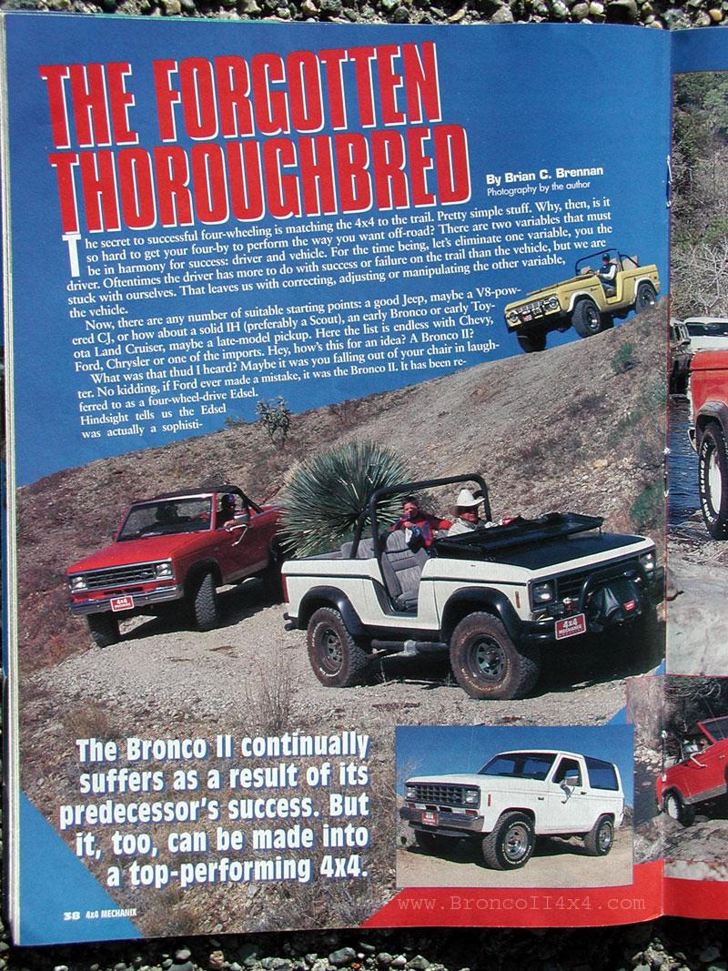 Ford Bronco 6 Generations of Bronco Evolution: Styling, Performance, Size, Price forgotten-thoroughbred-1