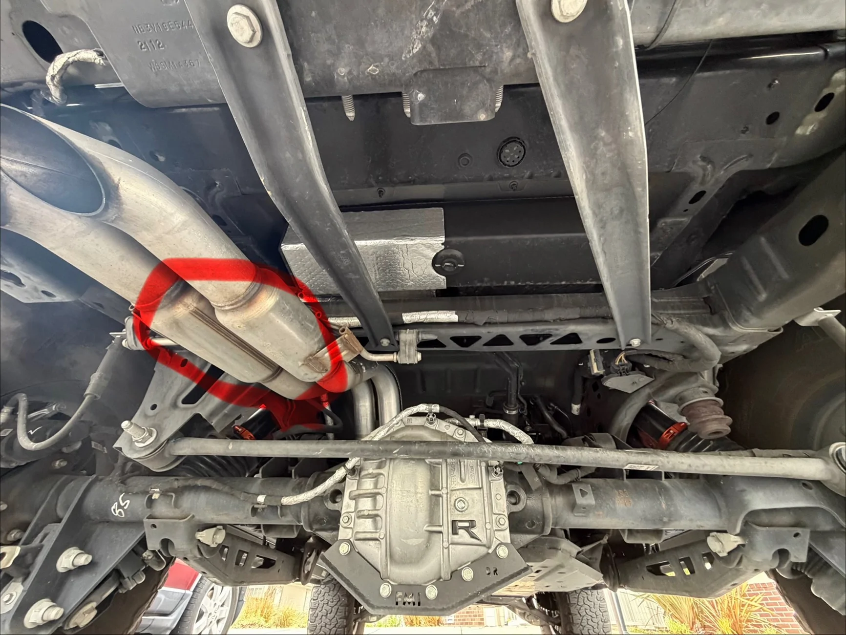 Ford Bronco Removing Rear Resonators IMG_0555