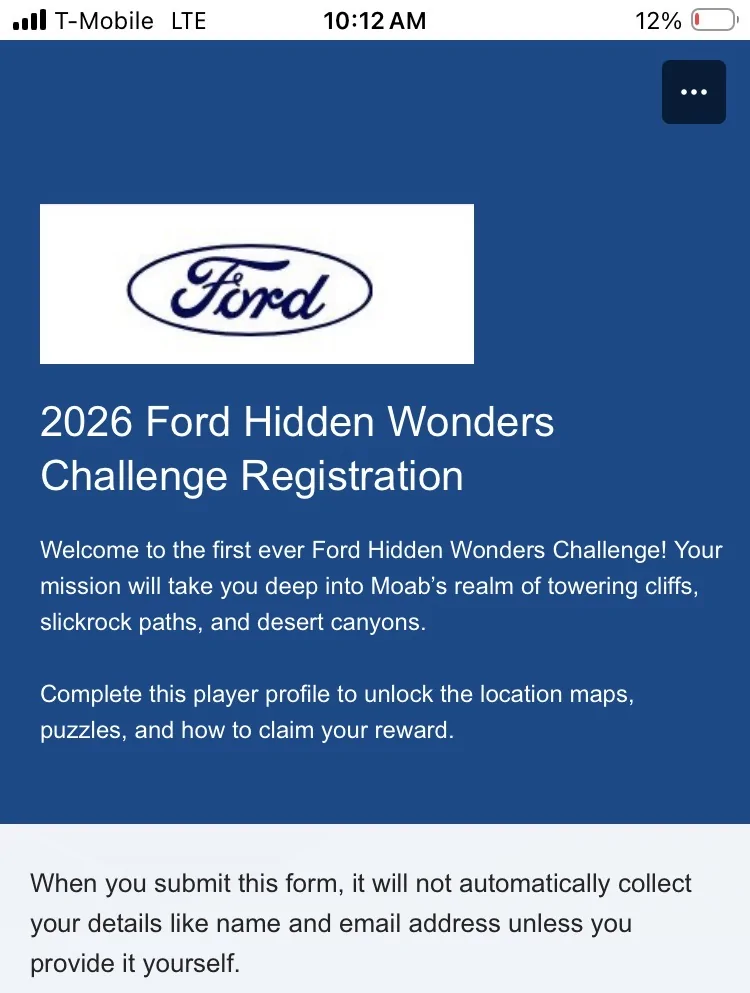 Ford Bronco Hidden Wonders Challenge IMG_0881