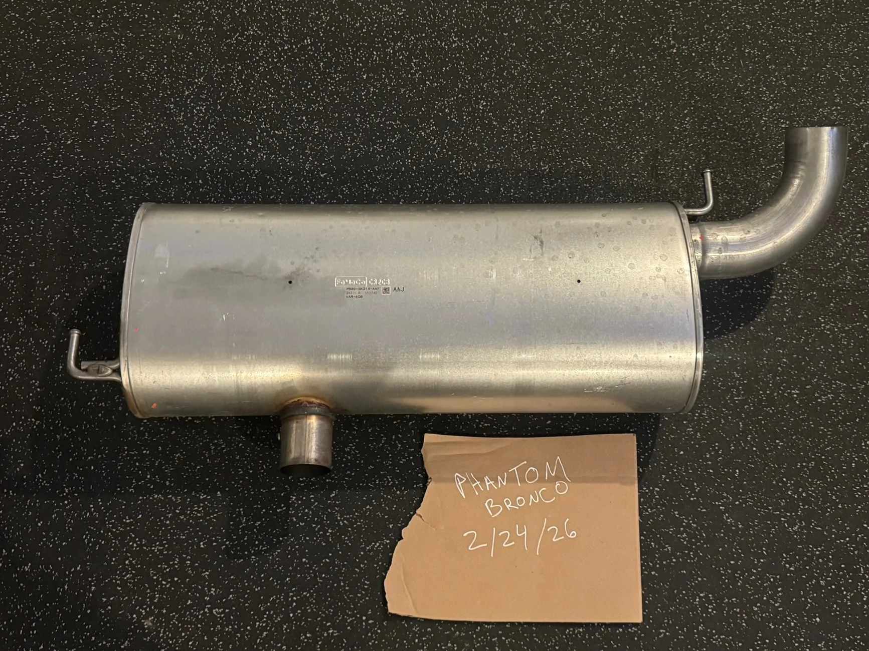Ford Bronco OEM Bronco Exhaust Muffler Assembly $250 OBO IMG_2535