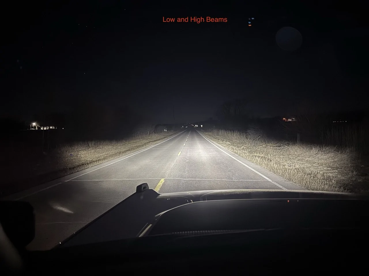 Ford Bronco Driving vs Spot Beam Pattern for A-pillar Lights IMG_5253 Larg