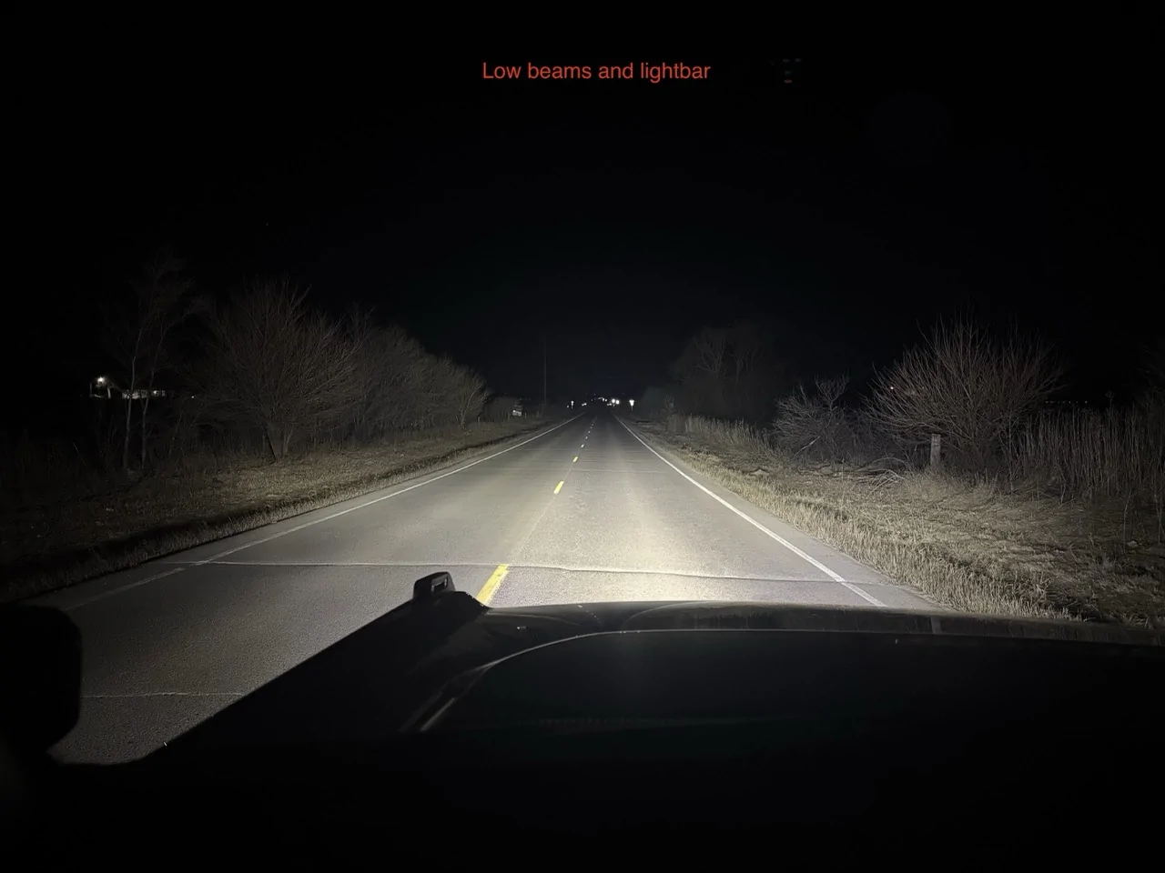 Ford Bronco Driving vs Spot Beam Pattern for A-pillar Lights IMG_5254 Larg
