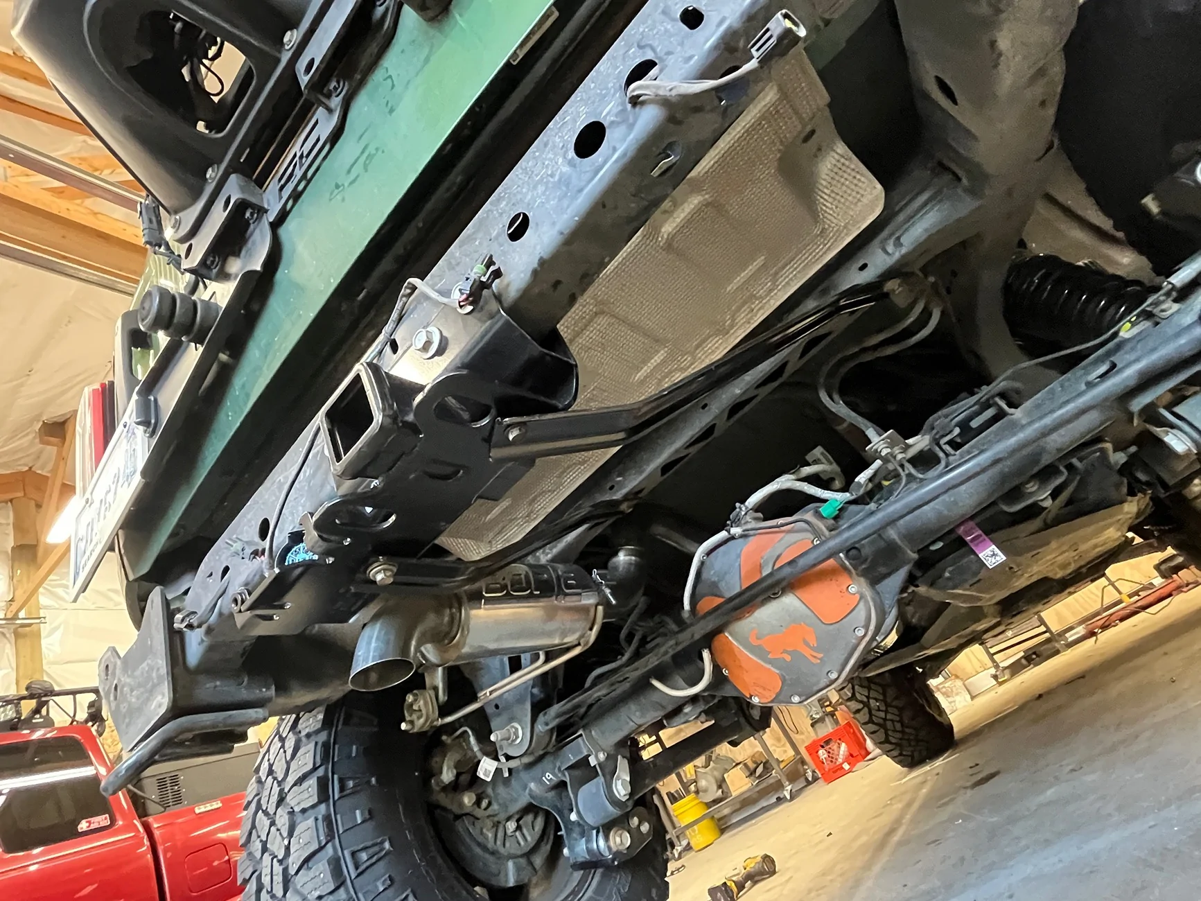 Ford Bronco Bronco Raptor hitch DIY install with pictures IMG_4205