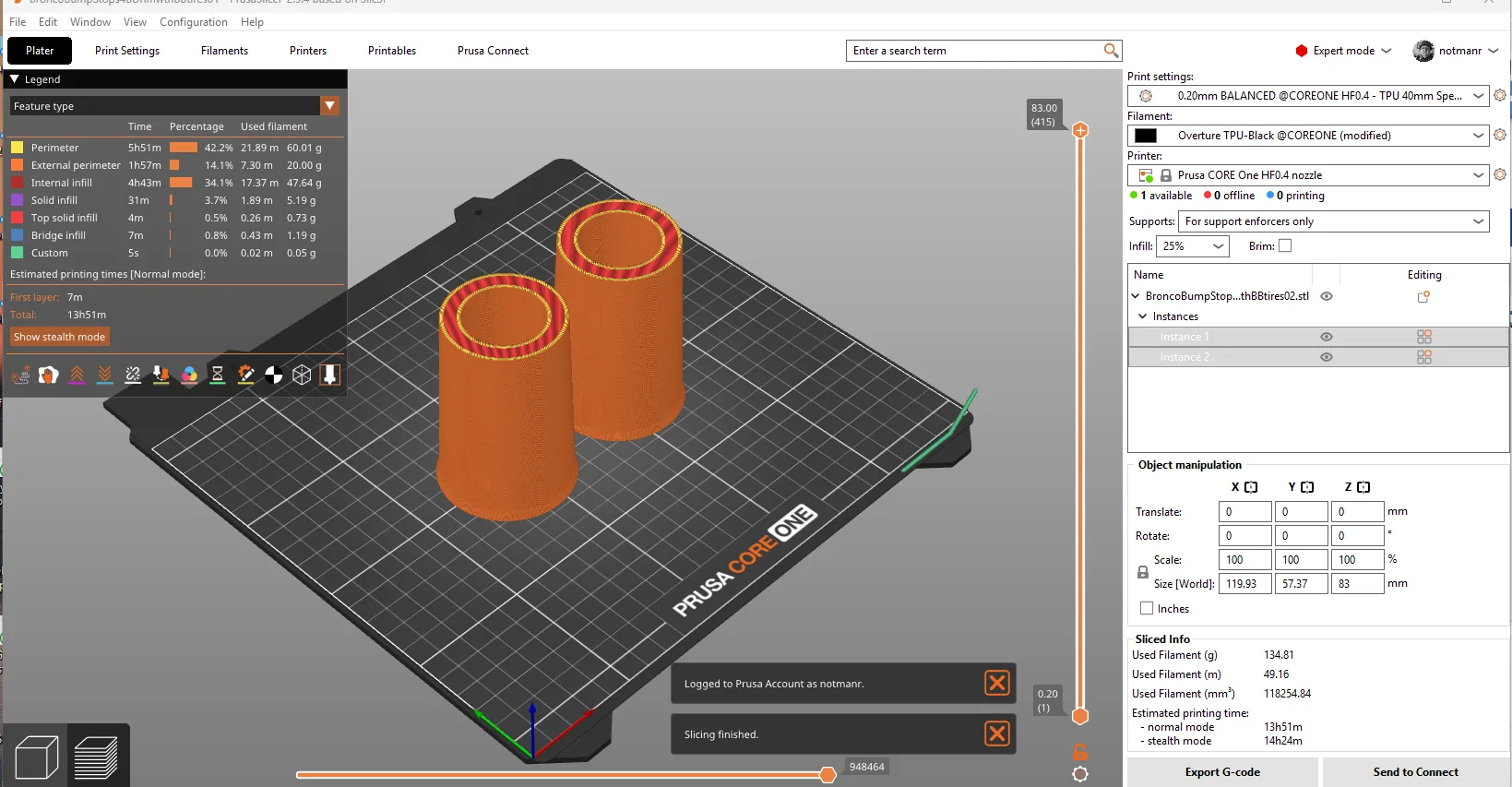 Ford Bronco Spare Tire Bump Stops - 3D Printed 1772473141022-vl
