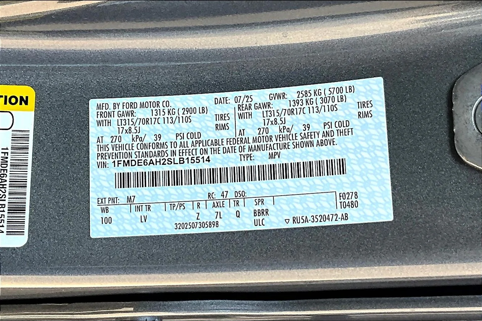 Ford Bronco 2025 Base-Squatch 7MT - 900 miles 1FMDE6AH2SLB15514--13