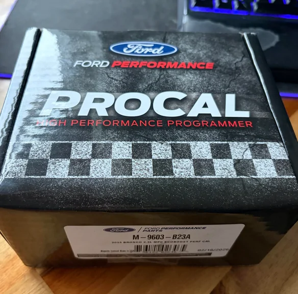 Ford Bronco 2025 2.3L Ford Performance Tune FordProCal