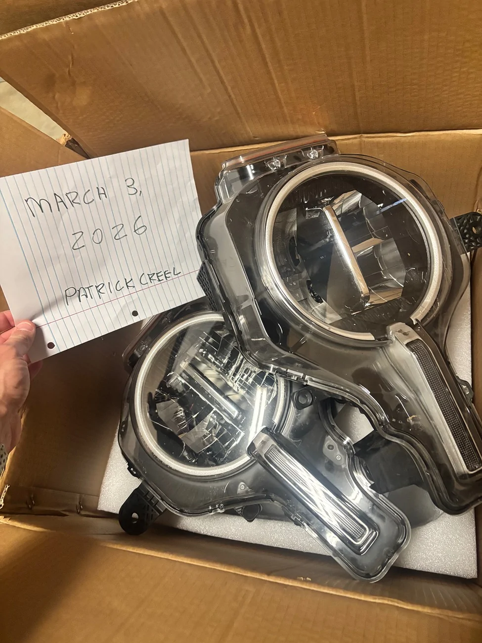 Ford Bronco 2023 Headlights- under 1000 miles IMG_7853