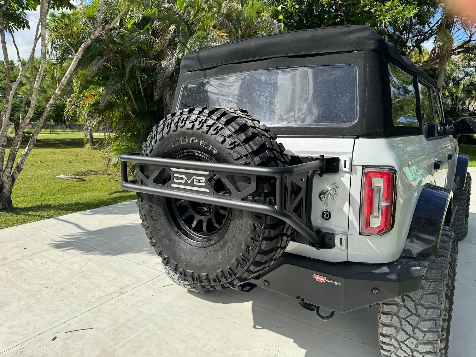 Ford Bronco DV8 Off-Road  Anyone installed  Bronco Tire Guard/Tail Gate Reinforcement?Part# TCBR-01 1772899962438-rx
