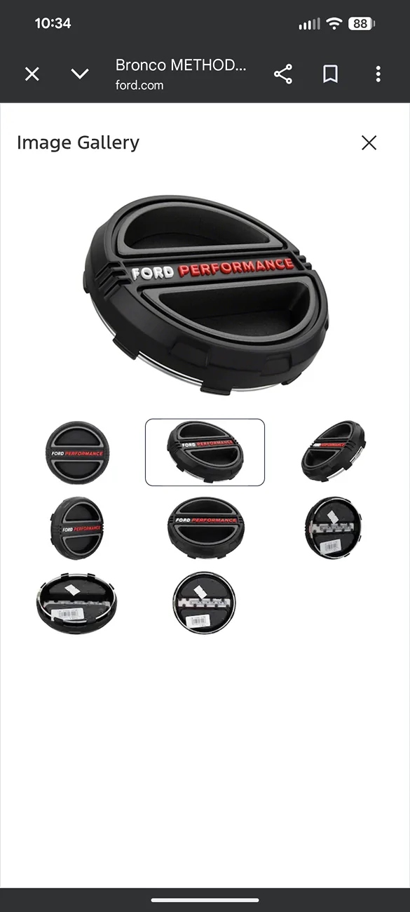 Ford Bronco WTB - Ford Performance Method Wheel Center Caps Screenshot_20260308-103445