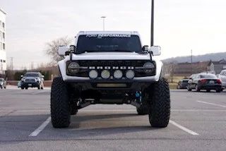 Ford Bronco 2022 Bronco Wildtrak Build (Long Travel w/ 40" Tires) update Front View WO Callum