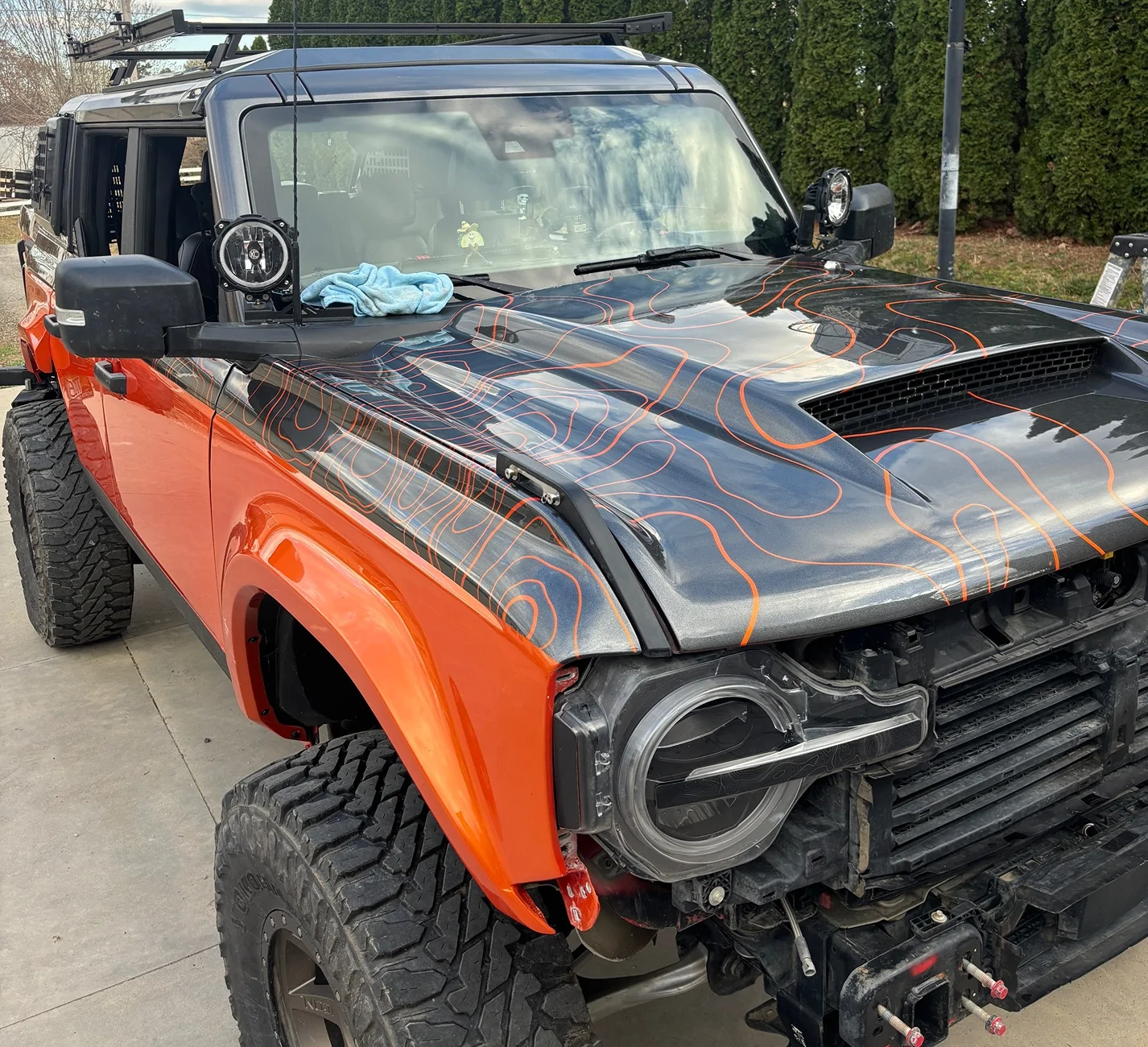 Ford Bronco The Official Bronco6G Photo Challenge Game 📸 🤳 repaint hood