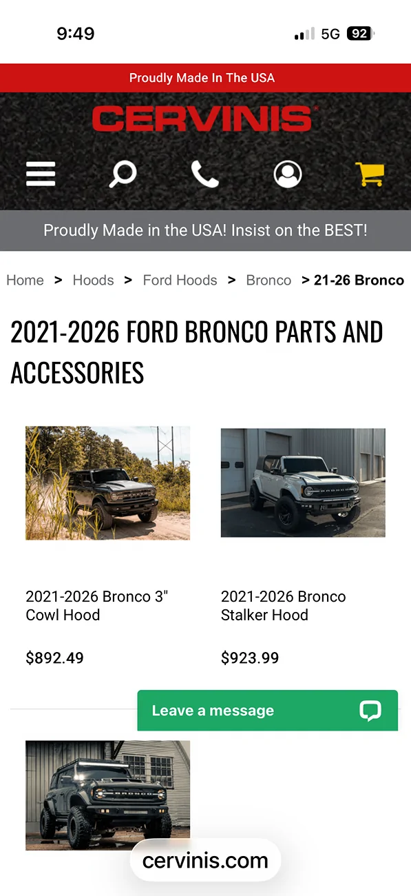 Ford Bronco Replacement hood suggestions for a '23 Bronco IMG_0016